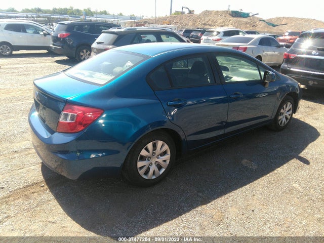 2012 HONDA CIVIC SDN LX VIN: 2HGFB2F59CH532349