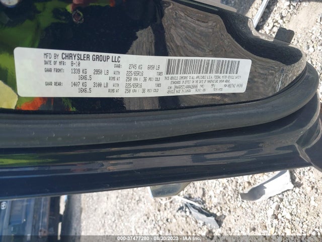 2010 CHRYSLER TOWN & COUNTRY TOURING VIN: 2A4RR5D14AR428006