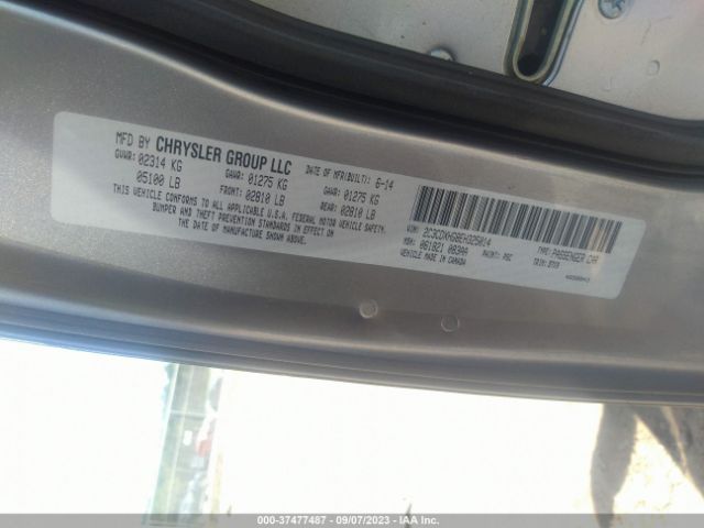 2C3CDXHG8EH325014 Dodge Charger Sxt
