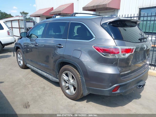 Toyota Highlander Limited 2015 5TDDKRFH4FS117065 Image 3