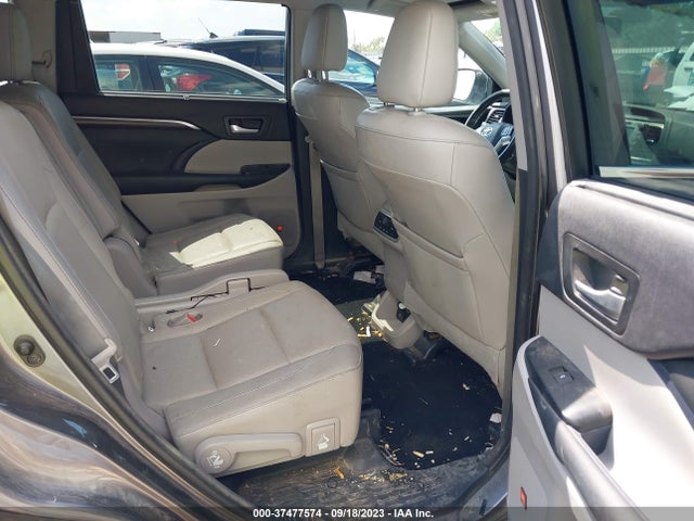 Toyota Highlander Limited 2015 5TDDKRFH4FS117065 Image 8