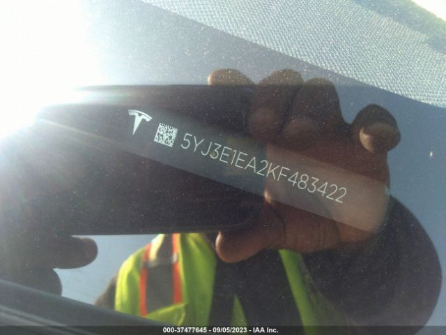 5YJ3E1EA2KF483422 Tesla Model 3 Range