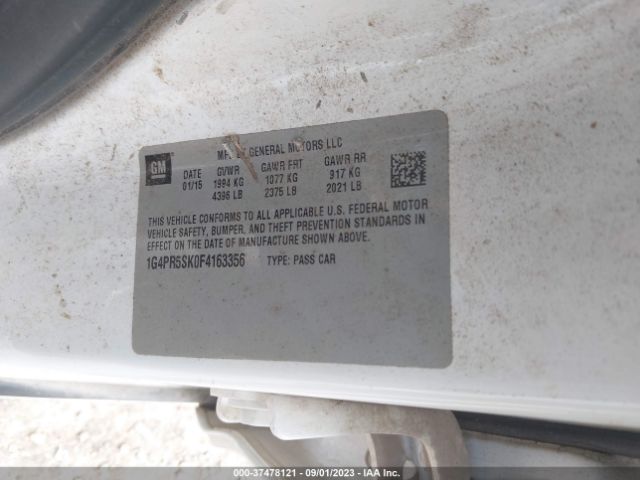 1G4PR5SK0F4163356 Buick Verano Convenience Group