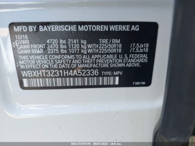 WBXHT3Z31H4A52336 BMW X1 Xdrive28i