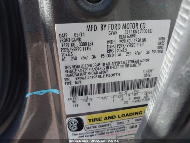 1FMJU1K56EEF50574 Ford Expedition Limited