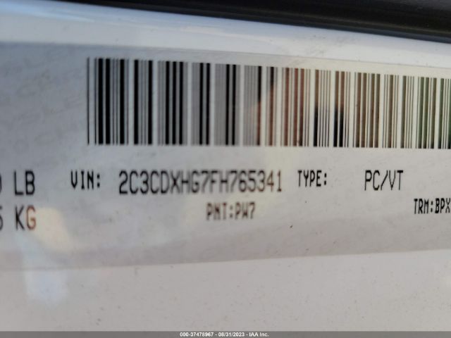2C3CDXHG7FH765341 Dodge Charger Sxt
