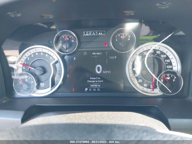 2013 RAM 1500 BIG HORN VIN: 1C6RR6GT5DS500804