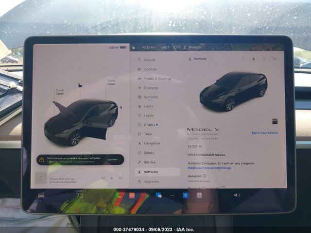 5YJYGDEE2MF186285 Tesla Model Y Long Range