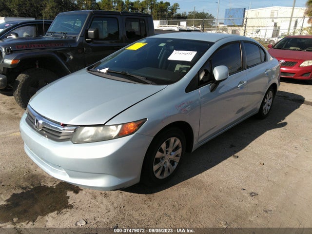 2012 HONDA CIVIC SDN LX VIN: 19XFB2F59CE057151