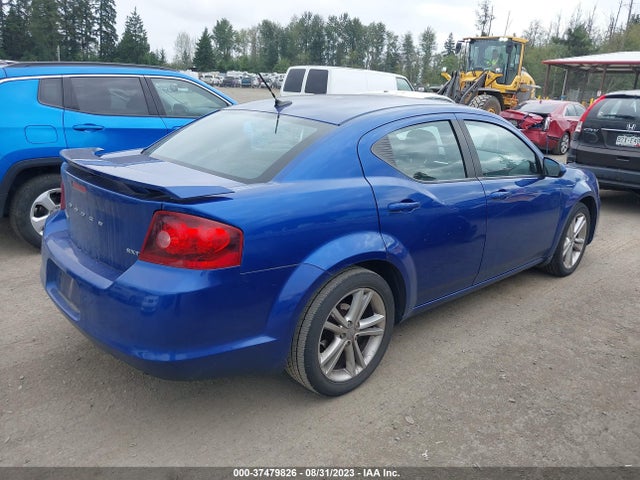 2013 DODGE AVENGER SXT VIN: 1C3CDZCG6DN603868