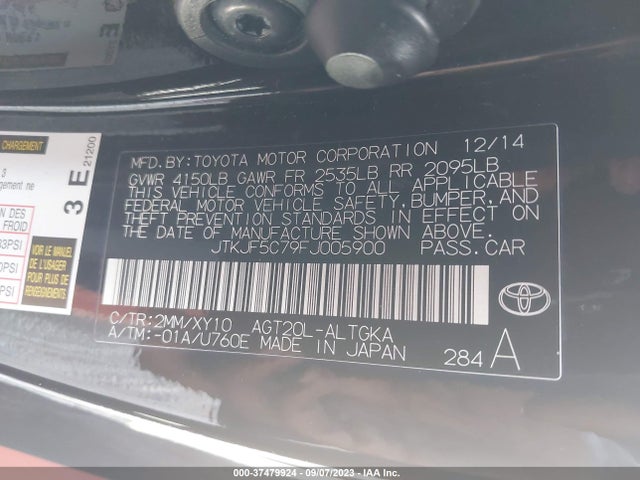 2015 Toyota TC, VIN: JTKJF5C79FJ005900