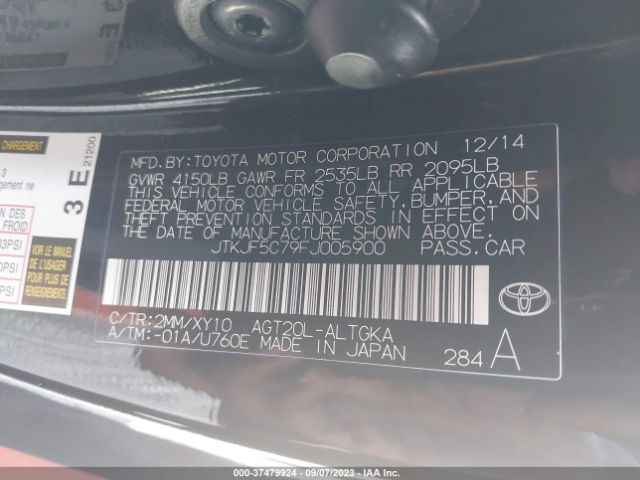 JTKJF5C79FJ005900 Scion TC