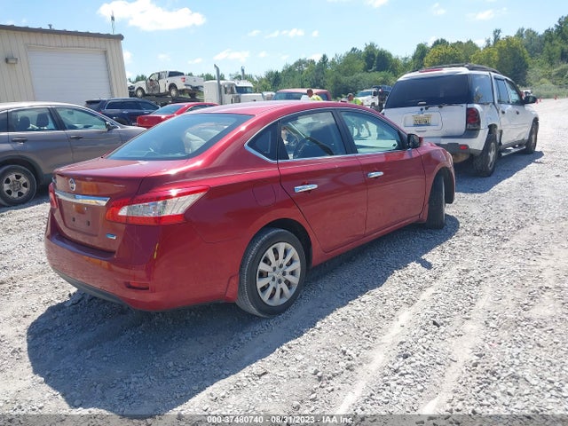 2014 NISSAN SENTRA S VIN: 3N1AB7AP6EY337548