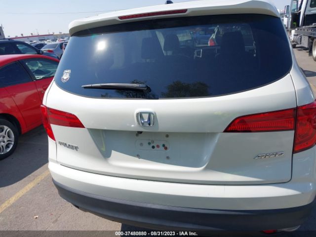 5FNYF6H89GB018376 Honda Pilot Ex-l