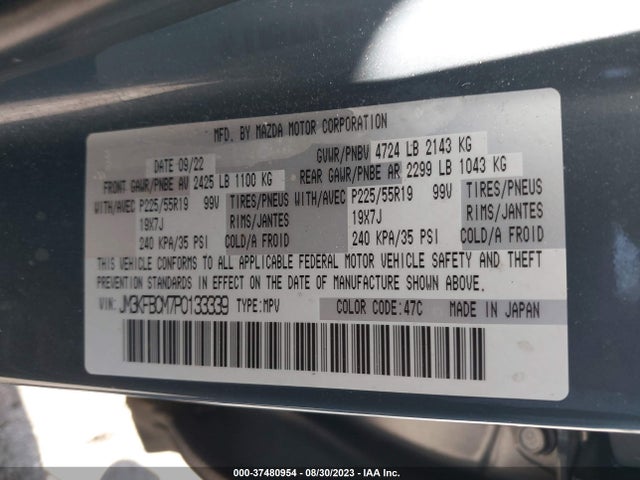 Mazda Cx-5 2.5 S Carbon Edition 2023 JM3KFBCM7P0133339 Image 9