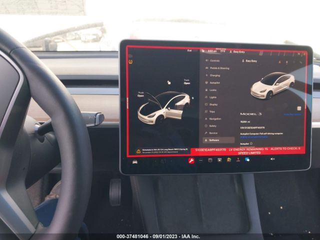 5YJ3E1EA9PF403170 Tesla MODEL 3