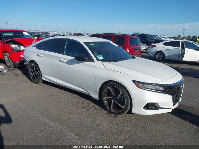 2021 HONDA ACCORD SEDAN SPORT VIN: 1HGCV1F30MA019252
