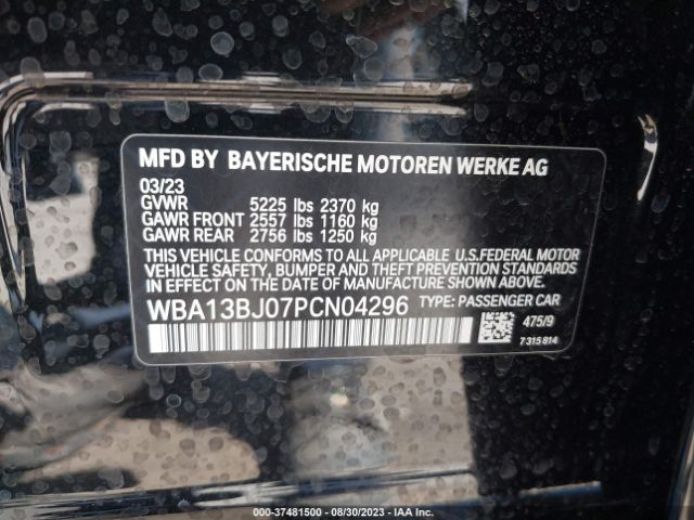 WBA13BJ07PCN04296 BMW 5 Series 530i Xdrive