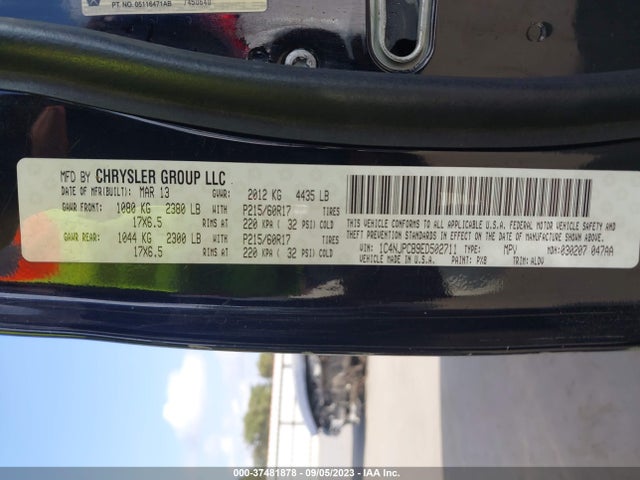 1C4NJPCB9ED502711 Jeep Patriot Limited