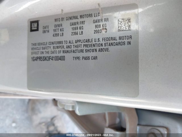 1G4PR5SK3F4100400 Buick Verano Convenience Group