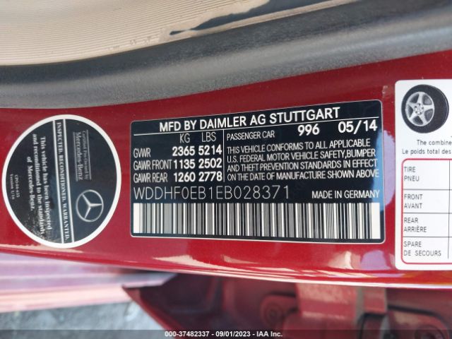 WDDHF0EB1EB028371 Mercedes-Benz E-class E 250 Bluetec Luxury