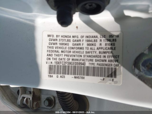 19XFC2F59GE059940 Honda Civic Sedan Lx