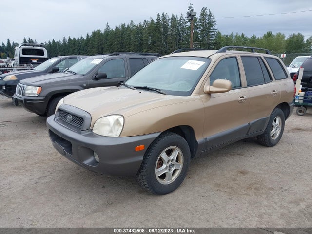 2004 HYUNDAI SANTA FE GLS VIN: KM8SC73D14U811291