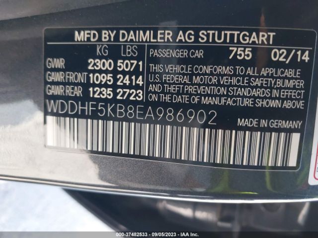 WDDHF5KB8EA986902 Mercedes-Benz E-class E 350
