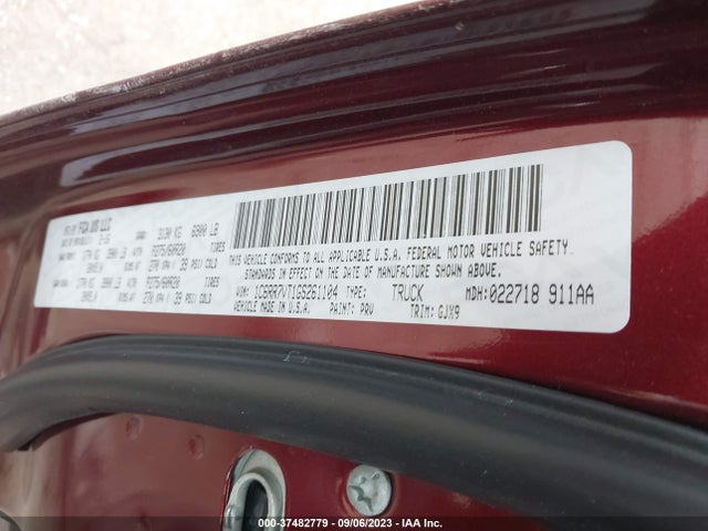 RAM 1500 Laramie 2016 1C6RR7VT1GS261104 Image 9