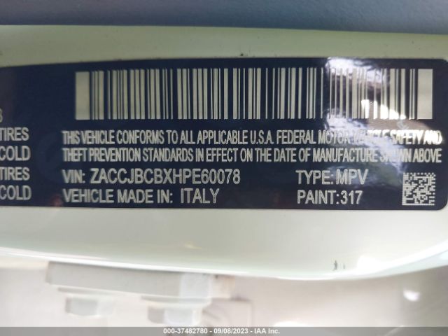 ZACCJBCBXHPE60078 Jeep Renegade Trailhawk