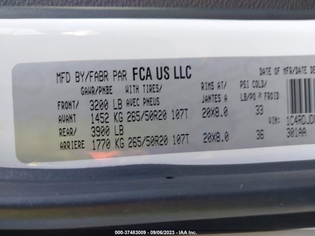 Dodge DURANGO GT 2018 1C4RDJDG6JC439261 Image 9