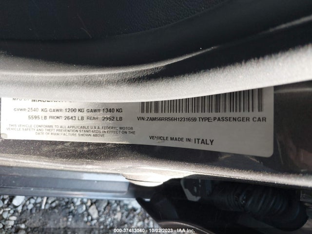ZAM56RRS6H1231659 Maserati Quattroporte S Q4 Gransport