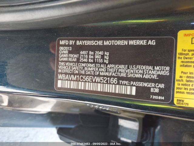 WBAVM1C56EVW52166 BMW X1 Sdrive28i