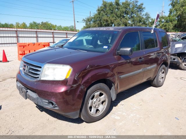 5FNYF3H22FB001752 Honda PILOT LX
