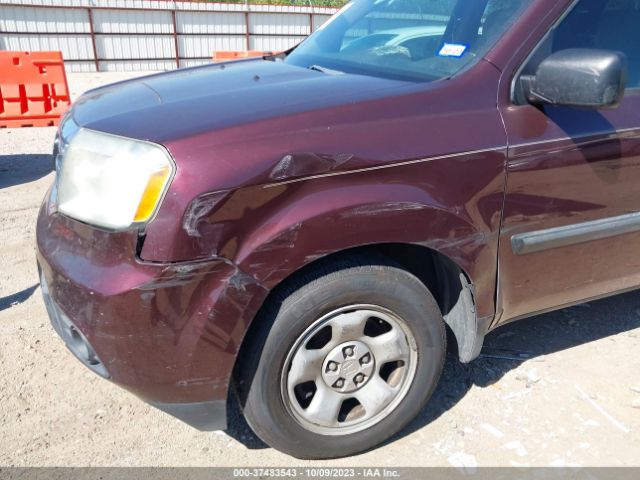 5FNYF3H22FB001752 Honda PILOT LX