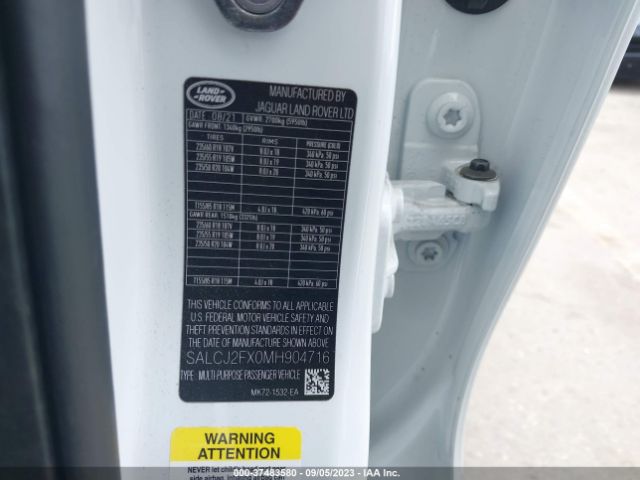 2021 LAND ROVER DISCOVERY SPORT SALCJ2FX0MH904716 Photo 8