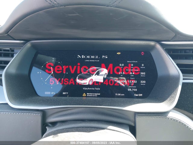 Tesla Model S Long Range 2020 5YJSA1E20LF402547 Image 15