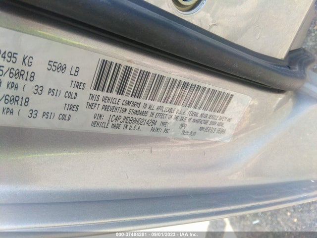 1C4PJMDB0HD214294 Jeep Cherokee Limited