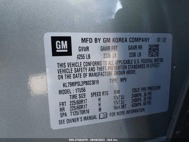 Chevrolet Trailblazer Lt 2023 KL79MPSL2PB023819 Image 16