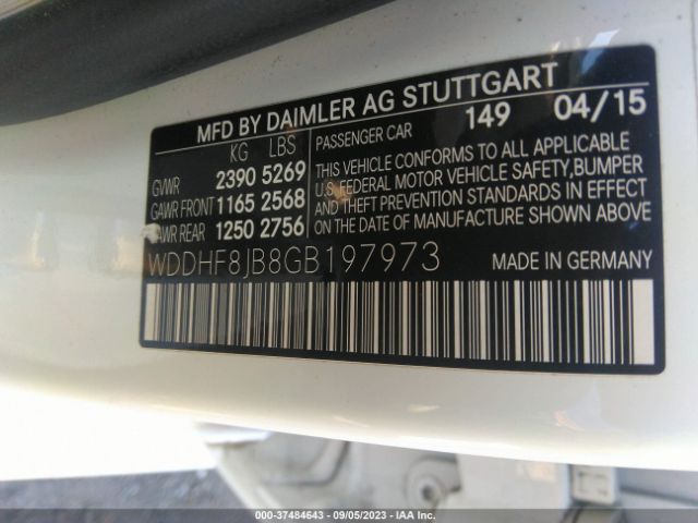 2016 MERCEDES-BENZ E-CLASS WDDHF8JB8GB197973 Photo 8