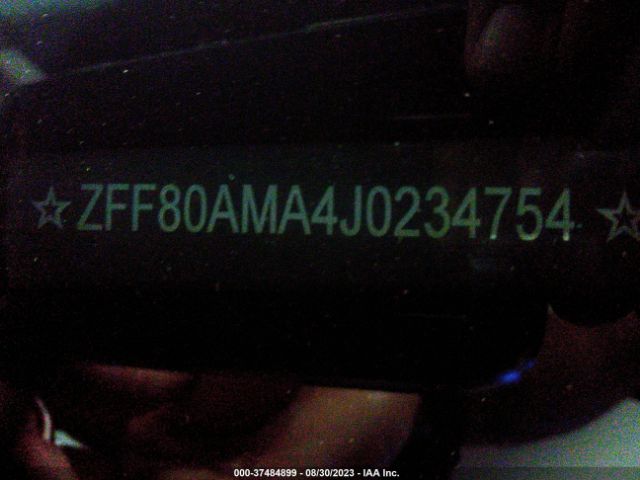 ZFF80AMA4J0234754 Ferrari 488 SPIDER