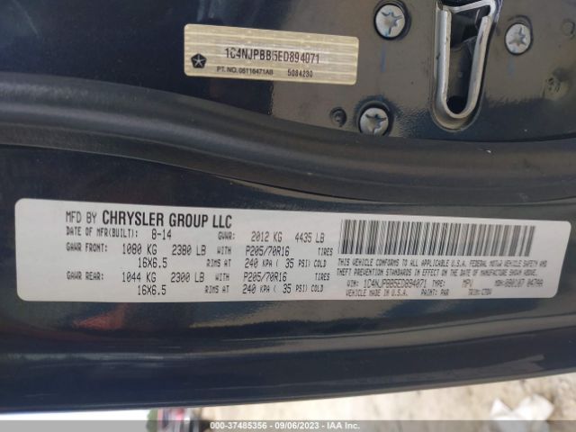 1C4NJPBB5ED894071 Jeep Patriot Sport