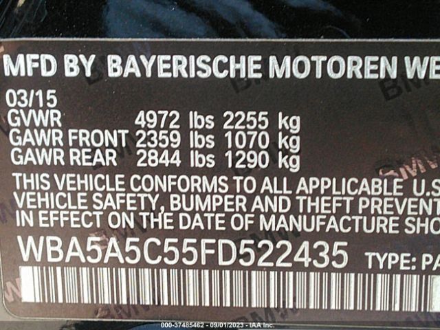 WBA5A5C55FD522435 BMW 5 Series 528i