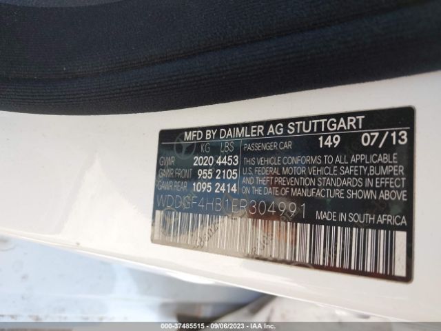 WDDGF4HB1ER304991 Mercedes-Benz C-class C 250