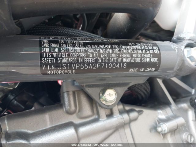 2023 SUZUKI SV650 JS1VP55A2P7100418 Photo 9