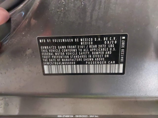 3VWC57BU4LM096009 Volkswagen Jetta S/se/r-line