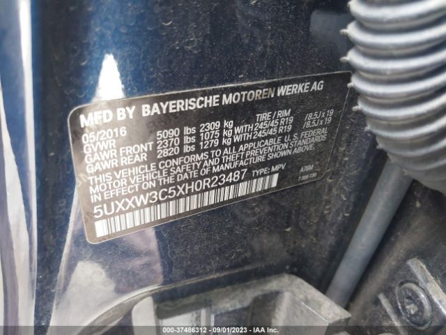 5UXXW3C5XH0R23487 BMW X4 Xdrive28i