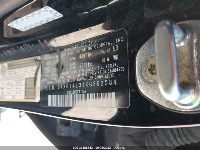 KIA Optima Lx 2019 5XXGT4L31KG362584 Image 9