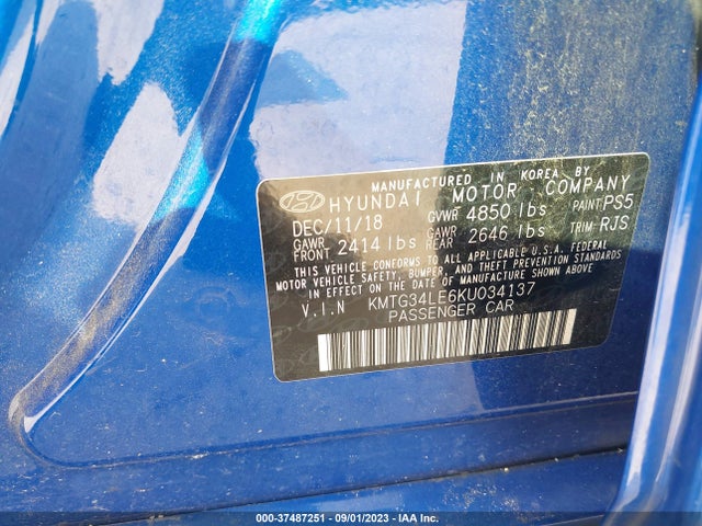Genesis G70 3.3t Advanced 2019 KMTG34LE6KU034137 Image 9