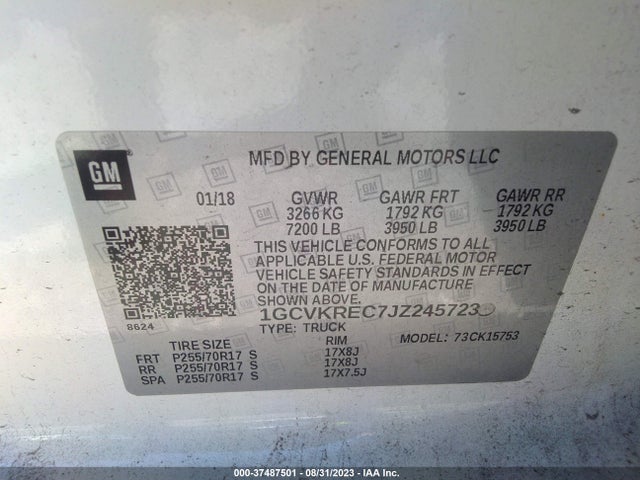 Chevrolet Silverado 1500 Lt 2018 1GCVKREC7JZ245723 Image 9